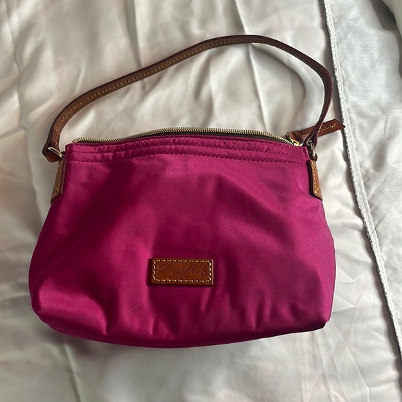 Dooney & Bourke Handbags - Dooney & Bourke Magenta Pouchette